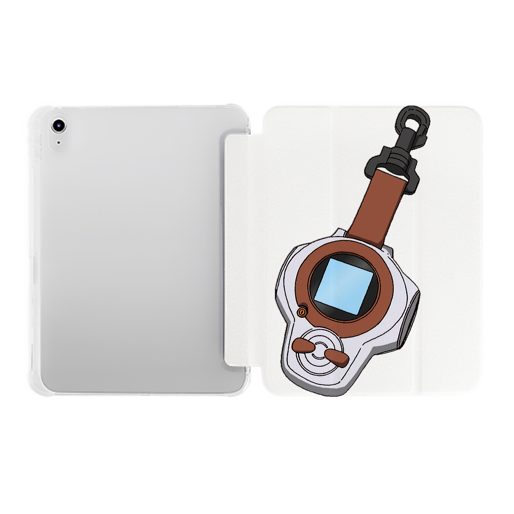 （画像用） Digimon デジタルモンスター/デジモン IPad ケース ペン収納付き 三つ折りスタンド PUレザー×シリコン 対応機種9.5/10.5/10.9インチ